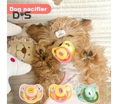 3 chupetes de silicona para perros, giratorios, desmontables, portátiles, para calmar a las mascotas, juguete para morder para perros y gatos pequeños y suaves, accesorios para animales 3pcs