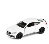 Modelo de coche de aleación Benz C63 AMG Coupe a escala 1/36, simulación exquisita, coche de juguete de fundición a presión, estilo coche deportivo 1/36-Size:12.5*5*3.5cm blanco