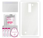 apgo Protective Skin Sticker for the back compatible with LG Stylus 2, Wrap Film, Foil, Vinyl - Pattern Matte Transparent