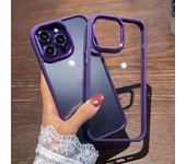 Funda acrílica de silicona chapada suave para Iphone 12 Pro 14 13 11 Pro Max Xs X Xr Se 2020 2022 7 8 Plus, Fundas protectoras transparentes For iPhone 6 negro