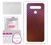 apgo skin sticker film foil vinyl for the BACK compatible with LG K41S, scratch-resistant, easy to install - Carbon Chameleon CAKA5