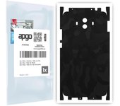 apgo Protective Skin Sticker for the back+sides compatible with Huawei Mate 10, Full Wrap Film, Foil, Vinyl - Pattern Black Camo