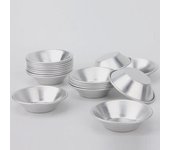 Molde para tartaletas de huevo de aluminio anodizado M-B05 para hornear Aluminum Egg Tart Crust Mold