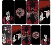 Funda para iPhone 15 14 Xiaomi Redmi Note 13 12 11 Pro Max X 8 7 9 XR Samsung Galaxy S24 S23 A05 OPPO A15 Huawei Funda de teléfono Anime Hellsing Alucard for iPhone 13 Pro Max bolo