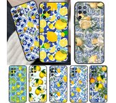 Limón mediterráneo para OPPO Find X3 X5 Pro A9 A5 A31 2020 A15 A16 A52 A72 A1K A83 A91 A54 A74 A94 A53S OPPO A91