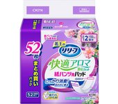 Almohadilla de papel para pantalones con alivio KAO, aroma cómodo, Anshin Fit, 52 hojas para pantalones (unisexo) Pañales desechables para adultos: Almohadilla urinaria (Tipo de pantalón) Para pantalones 1 set