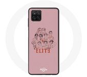 Coque pour Samsung Galaxy A12 Elite Saison 5 Affiche personnages Fanart Logo