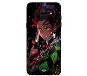 Coque maniacase pour Samsung Galaxy A8 2018 Demon Slayer Tanjiro Kamado énervé manga anime