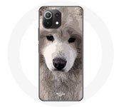 Coque pour Xiaomi Mi 11 Lite Samoyède Gris Race de chiens