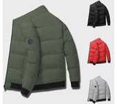 Abrigo de algodón de invierno para hombre, cuello alto moderno, diseño grueso e informal, envío directo disponible. M