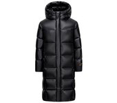 Abrigos de plumón extra largos de moda unisex para hombres y mujeres, abrigo de invierno de alta calidad, chaquetas acolchadas para hombres, parkas de invierno gruesas y cálidas con capucha XL rojo