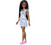 [Exclusivo de Amazon.co.jp] Barbie Barbie Fashionista Heart Mini Dress Up Dollhouse Muñeca Barbie de 3 años en adelante Azul HYK14