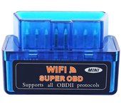 Trabajo inalámbrico de la herramienta del escáner automático WIFI ELM327 V1.5 OBD2 para Android/iOS