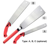 Sierra de mano multifunción con mango TRP, herramienta de carpintería de mano para madera de bambú y espiga C 570mm varios colores