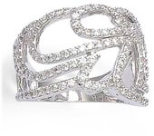 Anillo de plata 'Goddess' blanco 52