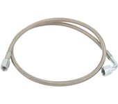 Manguera de alimentación de aceite turbo 4AN de 90 grados de acero inoxidable trenzada de 60 pulgadas 24 Inch