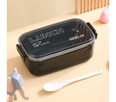 Para niños, estudiantes, oficina, cajas portátiles, bolsa de almuerzo, caja bento apta para microondas, lonchera, contenedor de alimentos color rosa