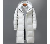 Abrigos largos de plumón de pato de invierno para hombre, chaquetas de plumón informales con capucha, chaquetas cálidas a prueba de viento para exteriores para hombre, ropa para hombre, atuendos para parejas de longitud media a larga XL