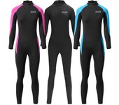 Traje de buceo de manga larga de 1,5 mm para mujer: protección solar y calidez para surfear en climas fríos. S