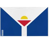 Drapeau - Saint-Martin - 64 x 96 cm - Poliéster - Anverso/verso - 2 œillets en fer