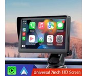 Reproductor de vídeo Multimedia Universal para coche, Radio de 7 pulgadas, inalámbrico, portátil, CarPlay, Android, pantalla táctil automática para coche Nissan, Toyota without sunshade