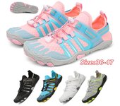 Zapatos de agua para hombres y mujeres, zapatos acuáticos de playa, sandalias de natación, drenaje, zapatos deportivos para vadear, navegación de secado rápido, pies descalzos, yoga, gimnasio, pesca, surf, zapatillas de deporte 36 azul