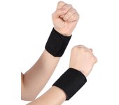 1 par de muñequeras deportivas cómodas con almohadilla autoadhesiva para bailar, voleibol y yoga.