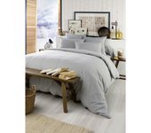 Housse de couette  Candice  toutes dimensions Flanelle de Coton - Candice Brume - Housse de couette 200 x 200 cm