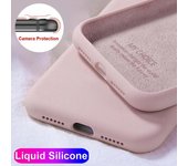 Funda de silicona líquida para Realme X3 SuperZoom X50 X7 X2 8 7 6 5 Pro XT C17 C15 C11 7 6s 6i 5i Funda de TPU suave Realme X3 SuperZoom verde oscuro