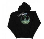 Star Wars Mens Rogue One I´m One With The Force Alliance Emblem Green Hoodie L negro