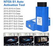 Escáner NTG5.1 S1 para Mercedes Benz W176 W246 W213 W117 W156 W166 W218 Clase ABE CLA GLE Herramientas de diagnóstico OBD2 para coche Lector de códigos azul
