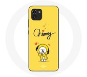 Coque pour Samsung Galaxy A03 BTS Bangtan Garçons BT21 Chimmy Jimin Fond Jaune