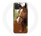 Coque Samsung Galaxy A03 Quarter Horse Marron Race de cheval