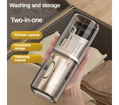 Vaso de viaje para enjuague bucal, ligero, de lujo, avanzado, para cepillos de dientes, para parejas, cubo de almacenamiento portátil, kit de limpieza, estuche para cepillos de dientes eléctrico
