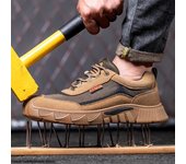 Zapatos de trabajo aislados de 6KV, zapatos de seguridad deportivos con punta de plástico protectora para hombres y mujeres, zapatillas de trabajo, botas de seguridad transpirables para soldador 36