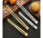 1 pinza de acero inoxidable para parrilla, utensilios de cocina para barbacoa, accesorios de cocina plateados, suministros para acampar