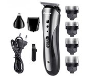 Cortadora de pelo recargable 3 en 1 para hombre, Afeitadora eléctrica impermeable, afeitadora para barba, nariz y orejas, recortadora de pelo