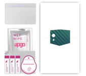 apgo Protective Skin Sticker for the back compatible with Cubot Pocket 3, Wrap Film, Foil, Vinyl - Pattern Carbon Chameleon CAKA1