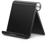 Ugreen Premium Adjustable Phone Stand, Sleek Black Finish, Compatible with 4  to 7.9  Devices, Stable Base 95x85mm