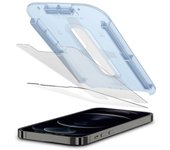 Spigen Glas.tr Ez Fit Vidrio templado para iPhone 12 / iPhone 12 Pro - 2 piezas.