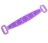 Toalla de baño Unisex de moda, cepillo de masaje de silicona, limpieza de doble cara, cinturón para hombres, cepillo de baño corporal, Herramientas de limpieza para mujeres, frotador de espalda color rosa
