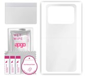 apgo Ultra Clear Protective Skin Sticker for the back compatible with Xiaomi Mi  11 Ultra, Wrap Film, Hydrogel Film, Flexible, Soft TPU with positioni