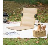 Silla plegable ligera y cómoda para acampar al aire libre, para parque, ocio, playa, portátil, individual, con respaldo