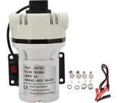 Bomba de diafragma eléctrica de 24 V CC, 30 L, elevación de 11 m, 70 PSI, 350 W, autocebante para productos químicos.