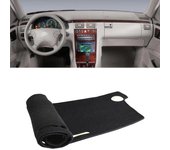 Para Benz Clase E W210 E200 1996-2002, cubierta para tablero de instrumentos, panel de instrumentos, almohadilla protectora solar Left Hand Drive negro