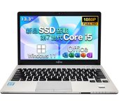 Portátil de pulgadas ligero serie S937 con Core i5 de séptima generación Windows 11 pro FHD LCD Tarjeta de software japonesa Configuración inicial PC Notebook PC SSD negro