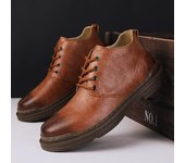 Zapatillas altas para hombre, zapatos para conducir, botas de moto profesionales, mocasines de cuero genuino para hombre 39 negro