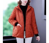 Chaqueta de mujer Parkas de invierno Chaquetas de plumón de algodón brillante para mujer Chaqueta de algodón Chaqueta corta de invierno para mujer XXL verde