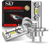 2 uds H7 Bombillas de faros LED Canbus Mini Kit 40W 15000LM 6500K CSP para faro de coche blanco 12V lámpara de diodo automático H7 Turbo Led luz antiniebla