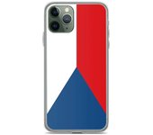 Coque iPhone - Drapeau Tchéquie - iPhone 11 Pro - Souple - Diseño de aleta - Protección máxima